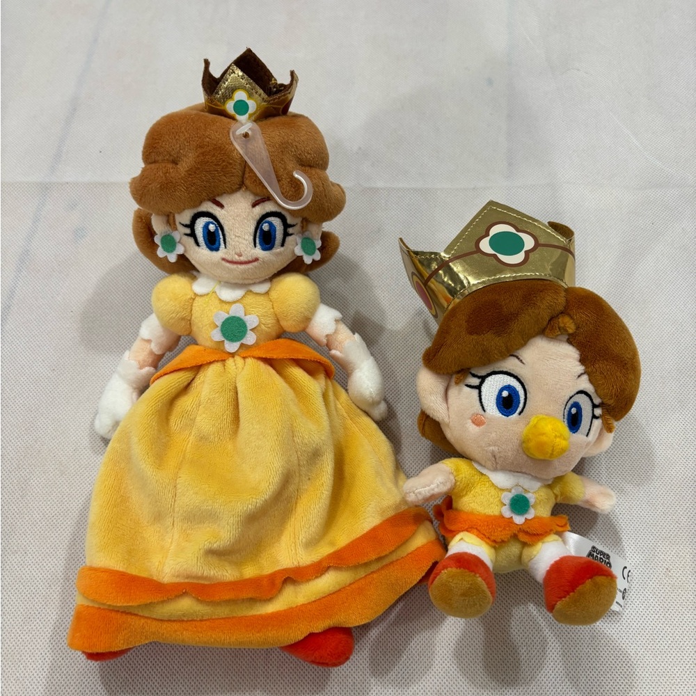 Nintendo Princess Daisy Plush Lot Super Mario Little Buddy Toy Set